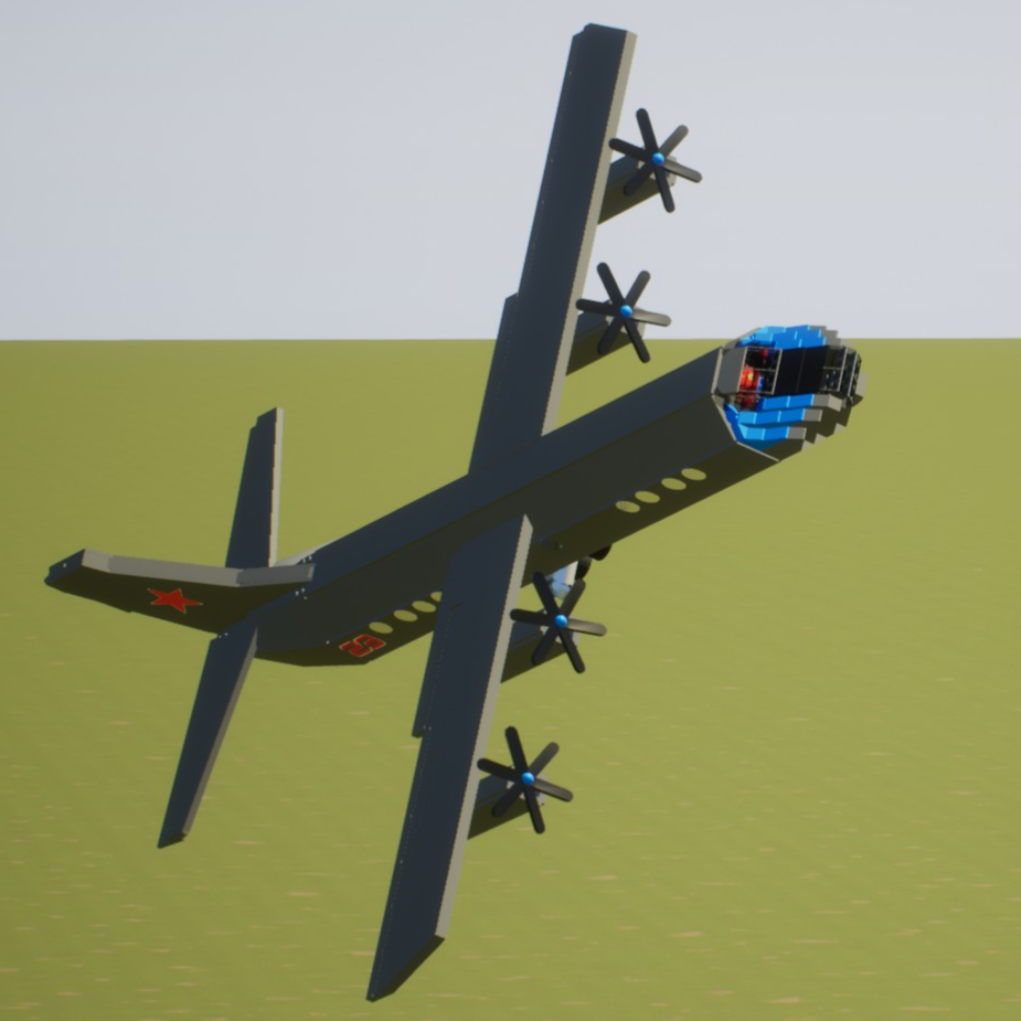 Softbody AIR LINER Antonov AN-12 Russian Air Force