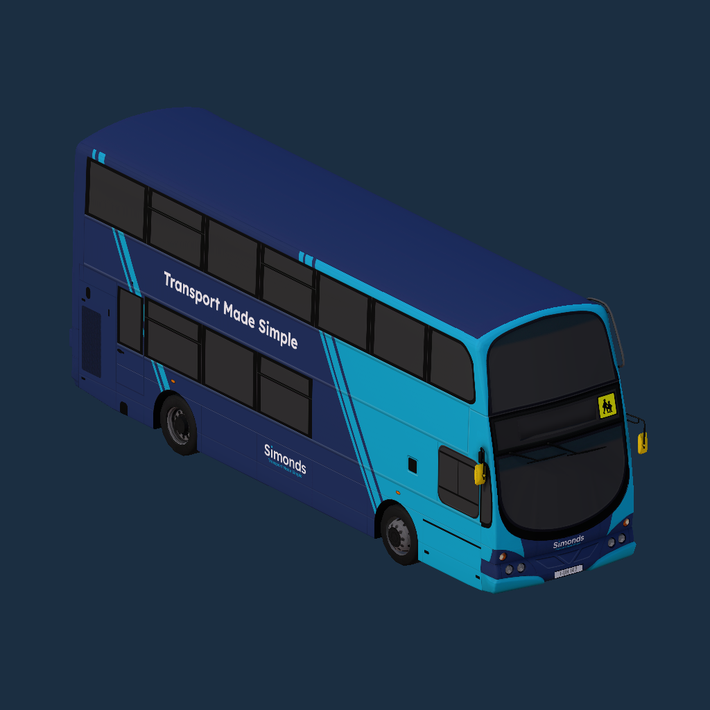 Transport Made Simple Simonds Wright Eclipse Gemini 1 B7TL Branded