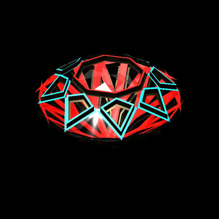 Rotating diamond glowstone - dark scifi