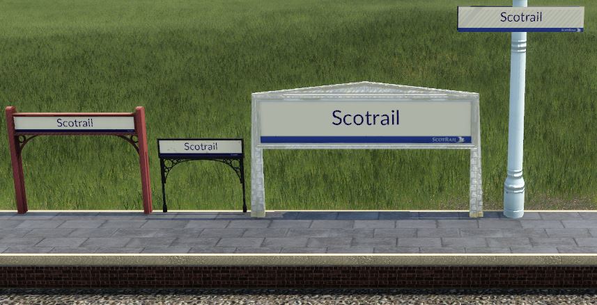 Scottish Station signs