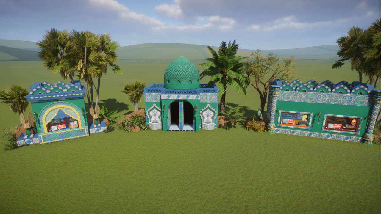 Africa DLC Shop and Toilet Collection
