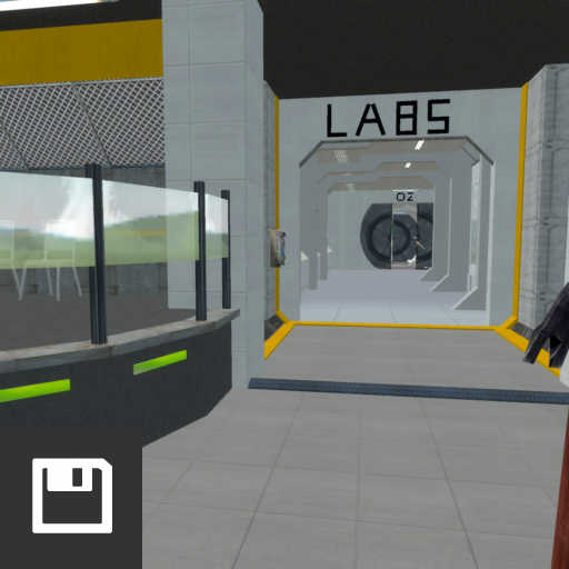 Space station interior