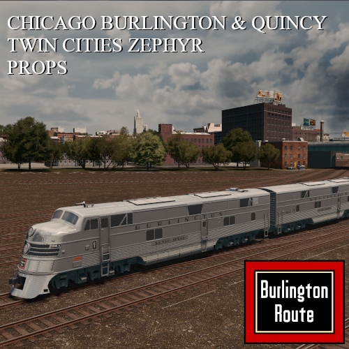 Burlington Twin Cities Zephyr Props preview