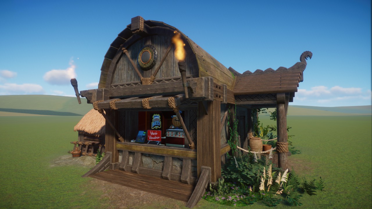 Nordic Themed Small Shop Shell