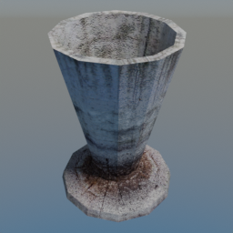 Concrete Trash Can preview