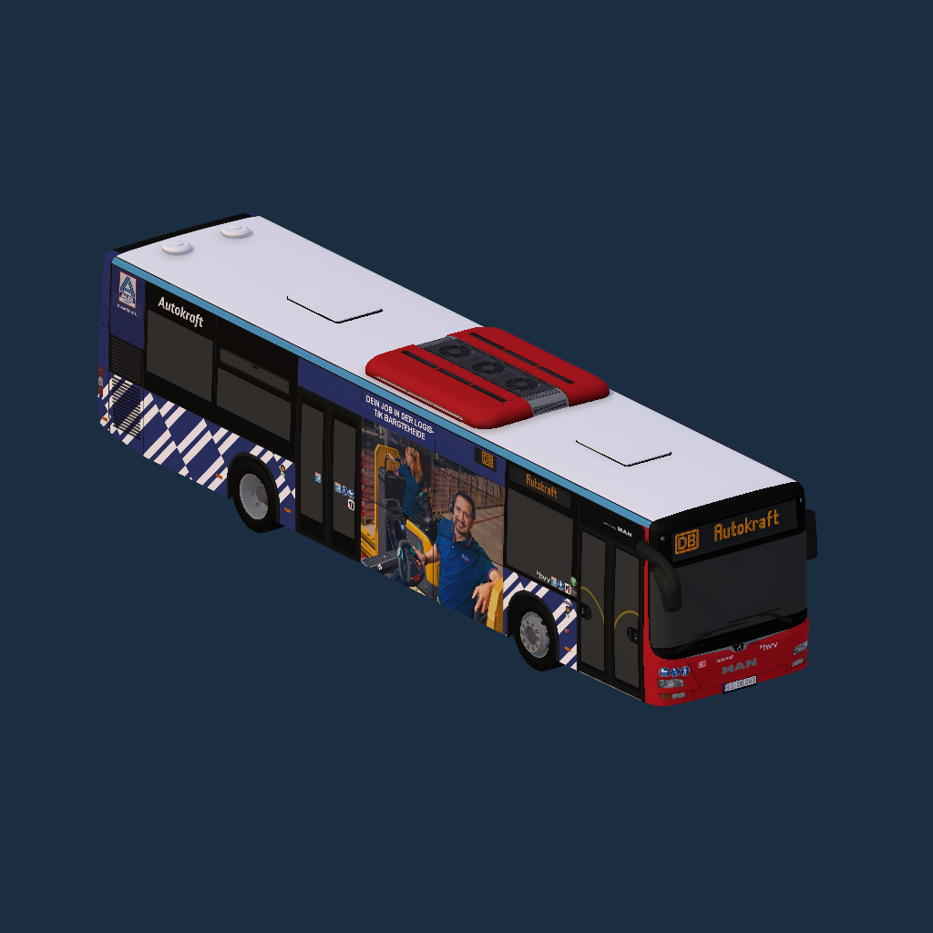 DB Autokraft HVV [Wg. 260 Werbung Aldi Nord] (MAN Lion´s City (A21) E6
