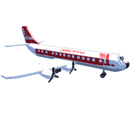 Softbody AIR LINER Vickers Viscount Capital Airlines flight 300 