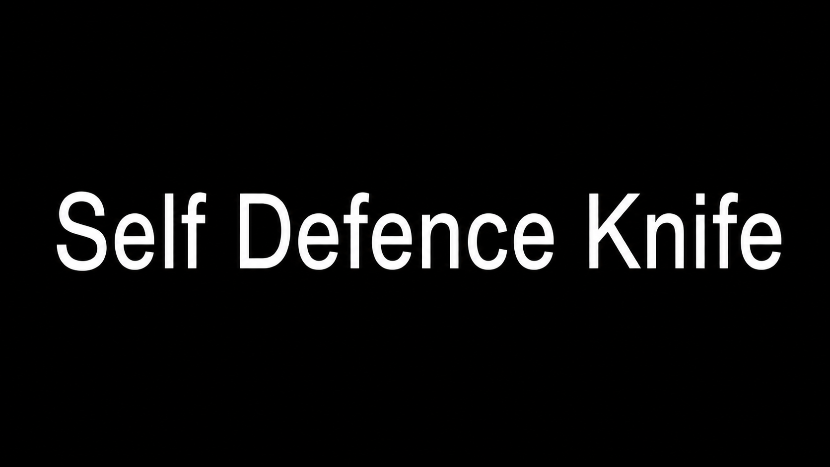 SelfDefenceKnife