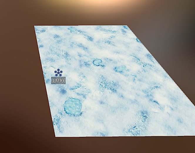 Ice terrain mat state set