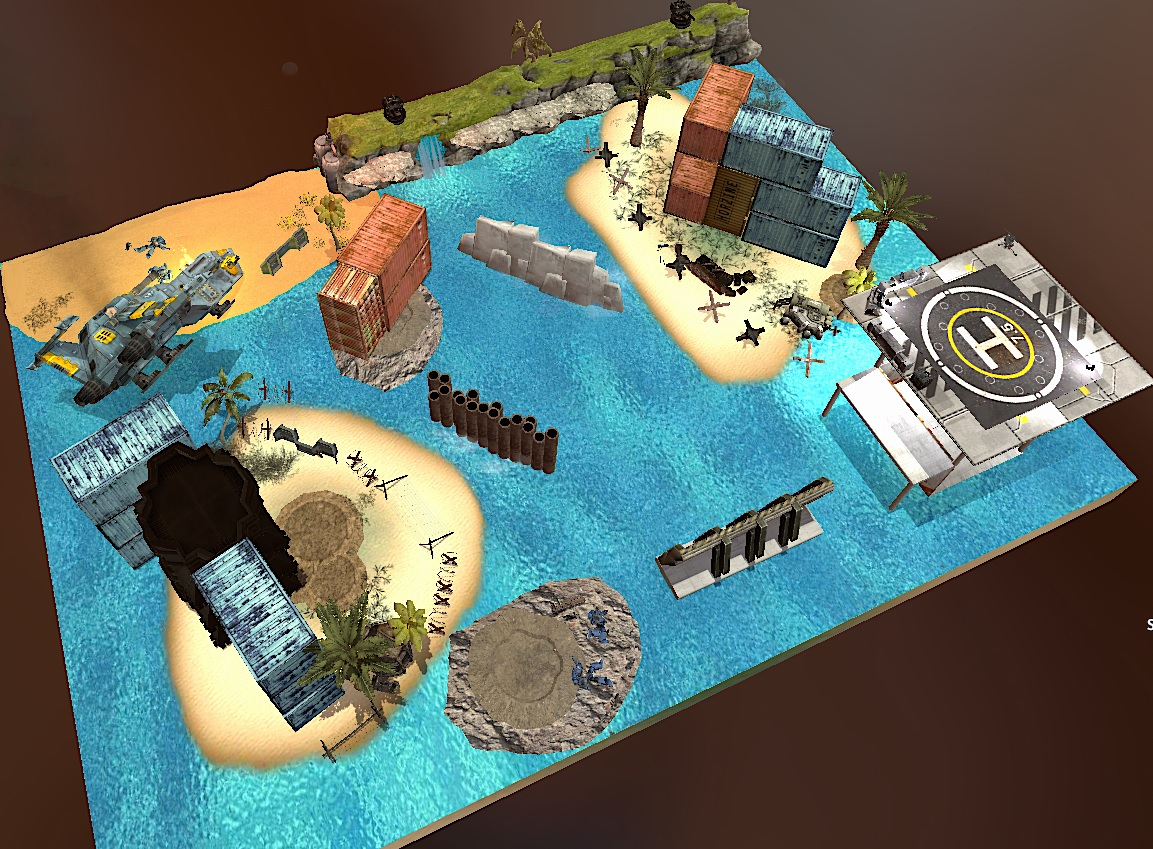 60 x 44 WH 40K Map 'Tropic Tempest' v.1.5 - FTC Additive Load by Lockjaw Resized for 9th edition by Marius Evander