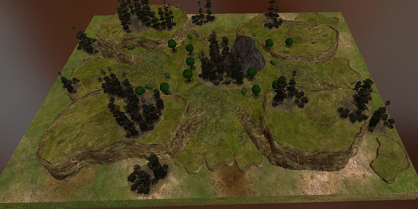 Highlands map w40k 9e 44 x 60 by SWJesus