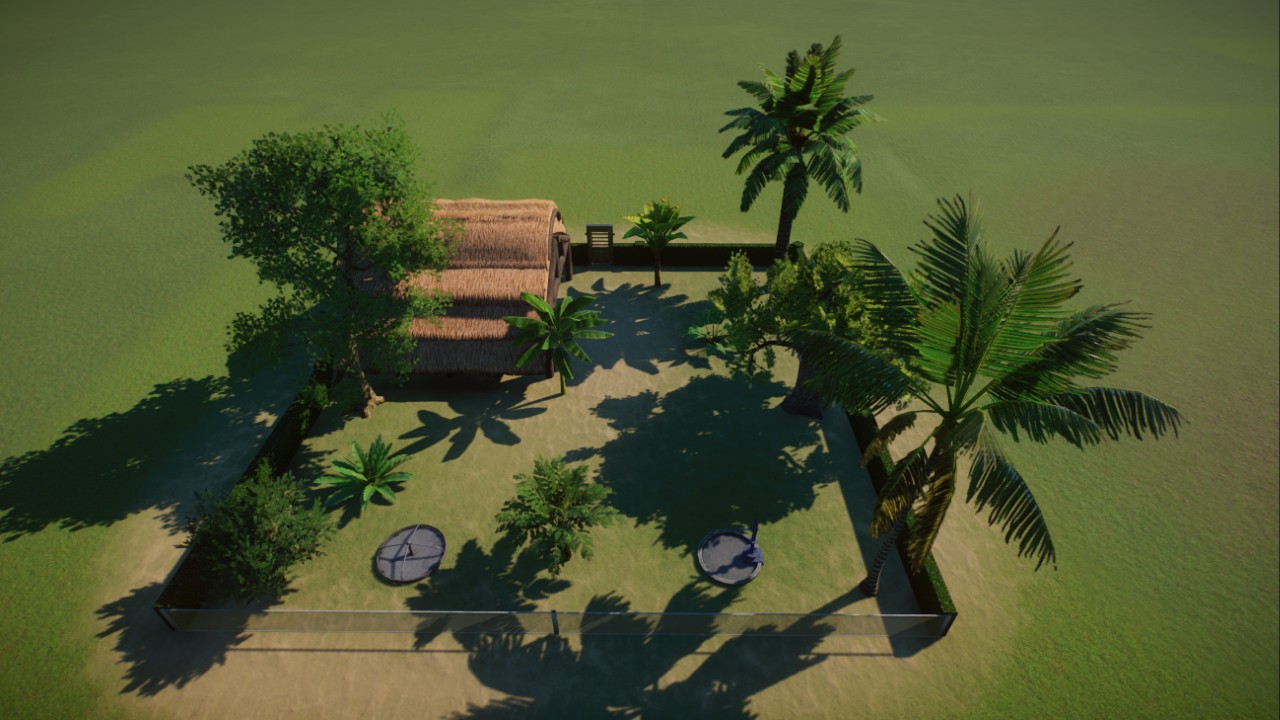 Open Aldabra Giant Tortoise Habitat (1.6)