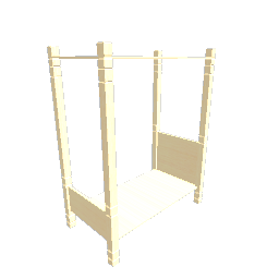 Bed - Canopy Single Beech v2