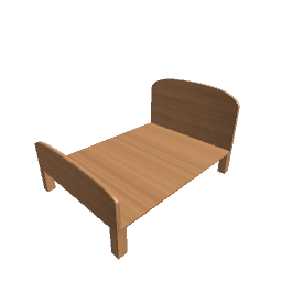 Bed - Modern Double Cedar