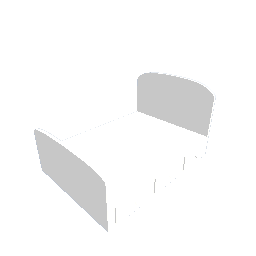 Bed - Drawer Double White