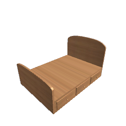 Bed - Drawer Double Cedar