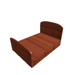Bed - Drawer Double Sapele