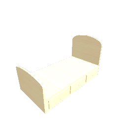 Bed - Drawer Single Beech