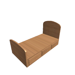 Bed - Drawer Single Cedar