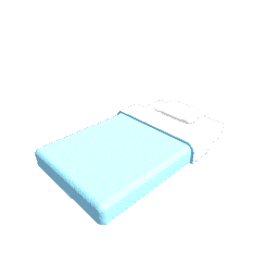 Bed Linen -  Fluffy Sky Blue Single