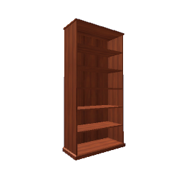 Bookcase - Sapele 1m