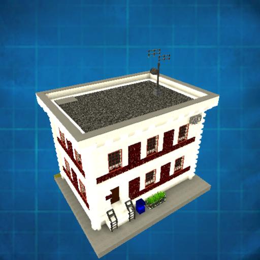 Civil house without interior equipment