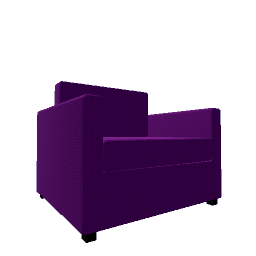 Comfy Armchair - Purple
