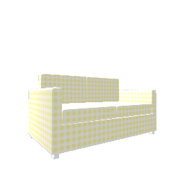Comfy Sofa - Yellow Gingham