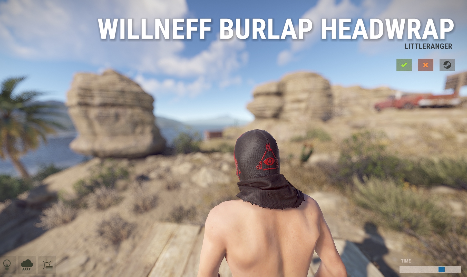 WillNeff Burlap Headwrap