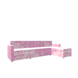 Comfy L Sofa - Floral Sakura Left