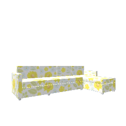 Comfy L Sofa - Floral Sunflowers Left