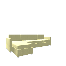 Comfy L Sofa - Lemon Right