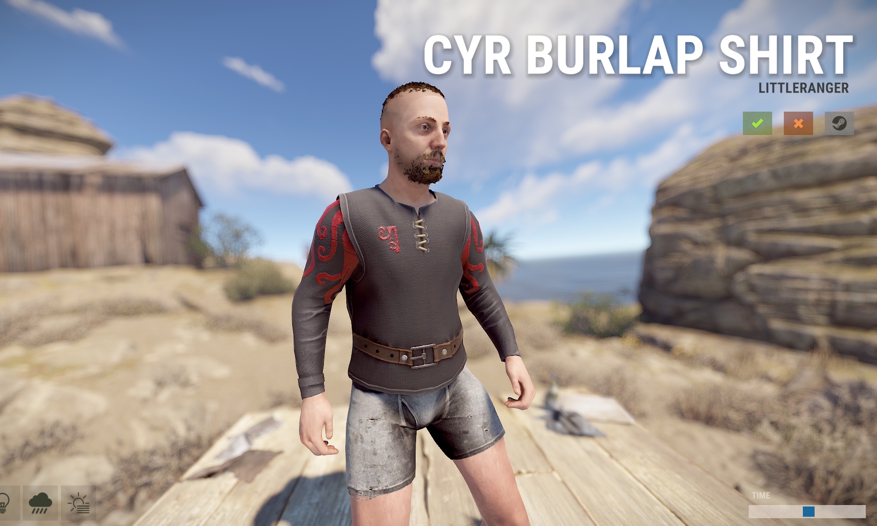 Cyr Burlap Shirt