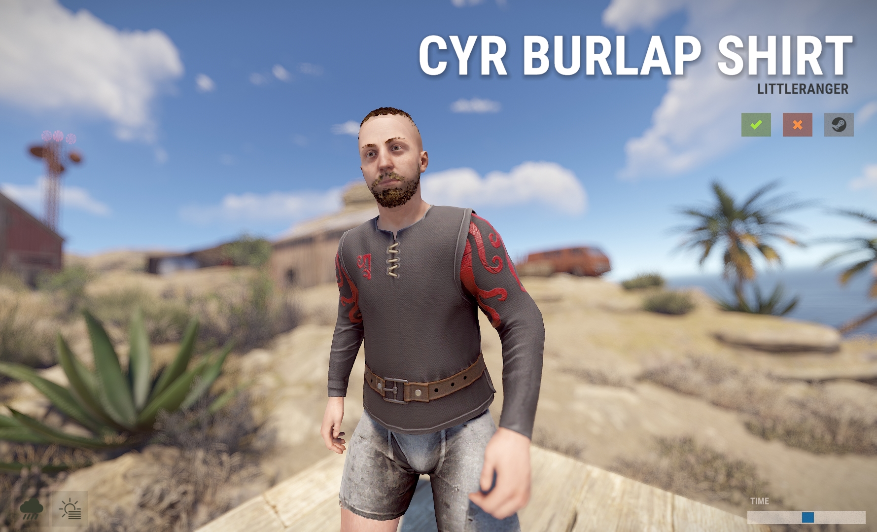 Cyr Burlap Shirt