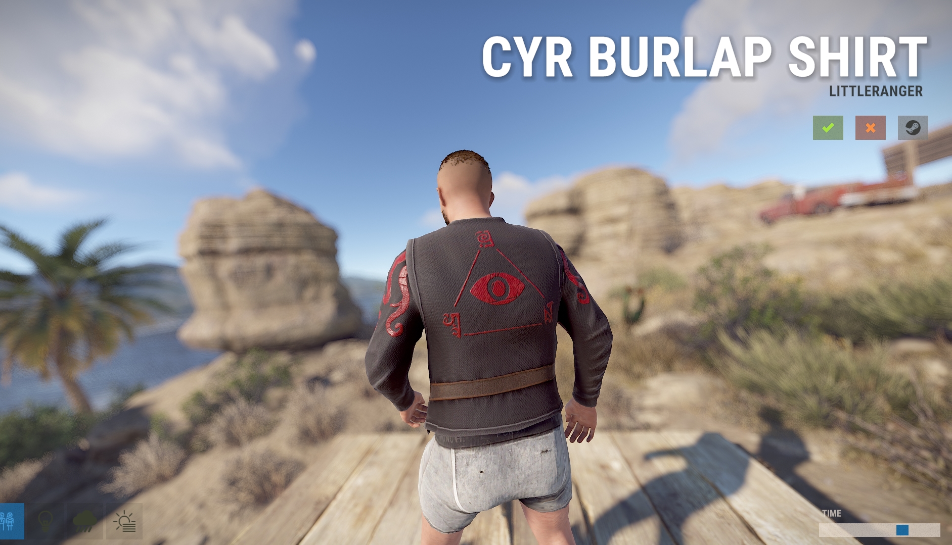 Cyr Burlap Shirt