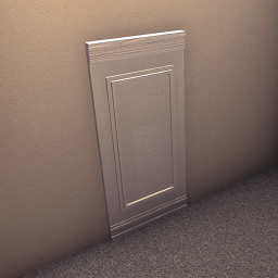 Wood panel 2 - White