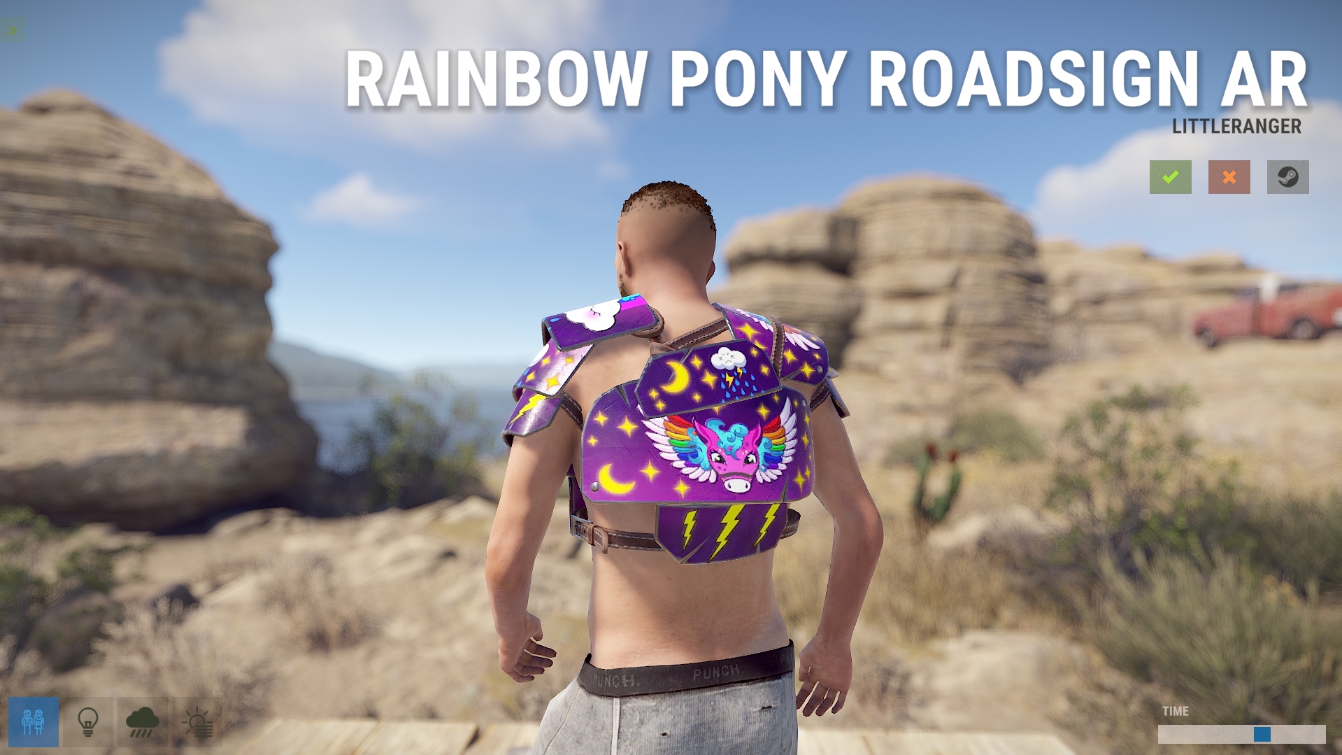 Rainbow Pony Vest