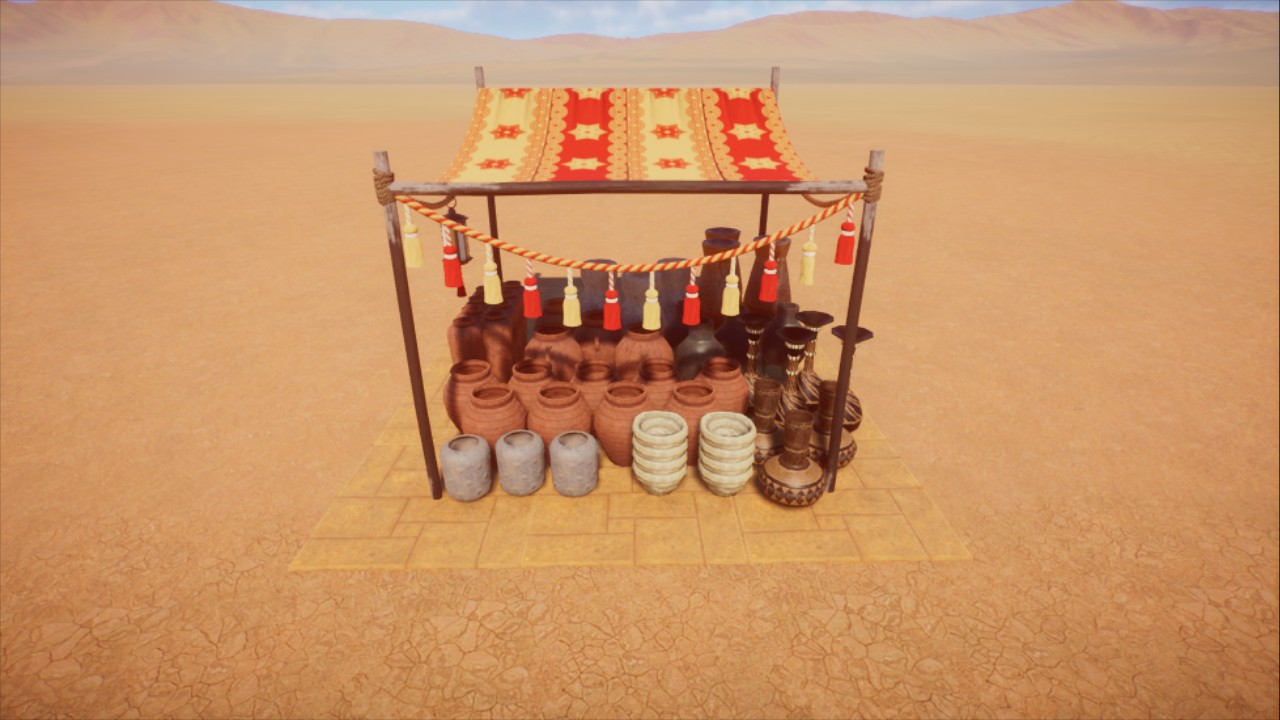 Oriental Pottery Stall
