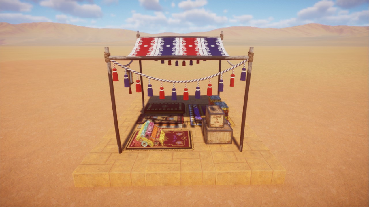 Oriental Carpets and Fabrics Stall