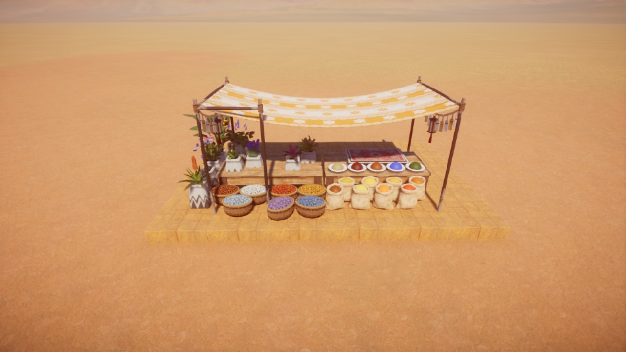 Oriental Plants and Spice Stall