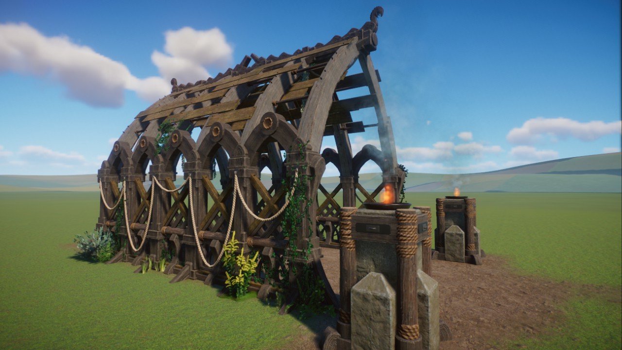 Nordic Pathway Arch and Braziers