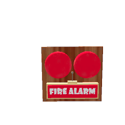 Wall fire alarm