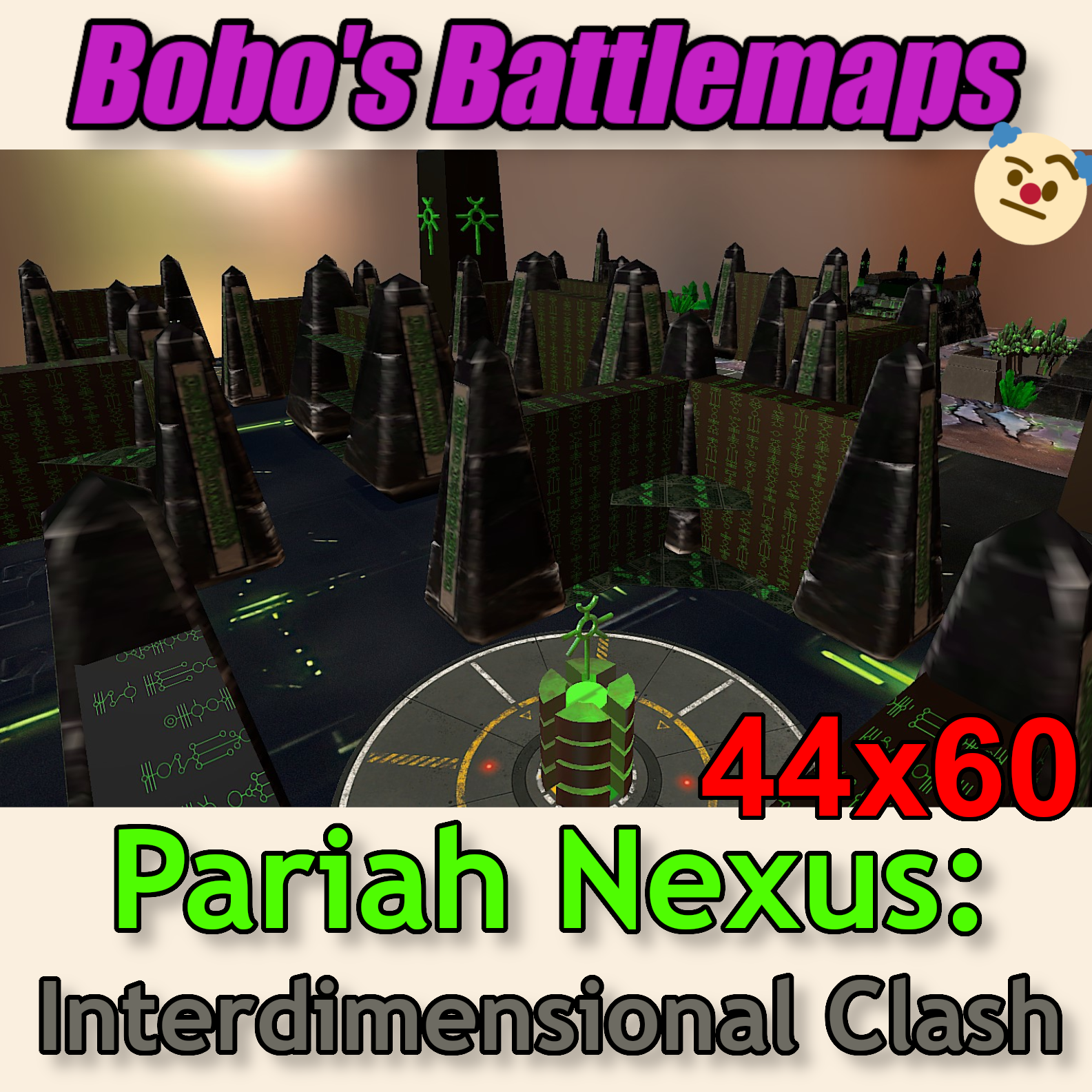 40k Pariah Nexus Crusade Map (44x60): Interdimensional Clash