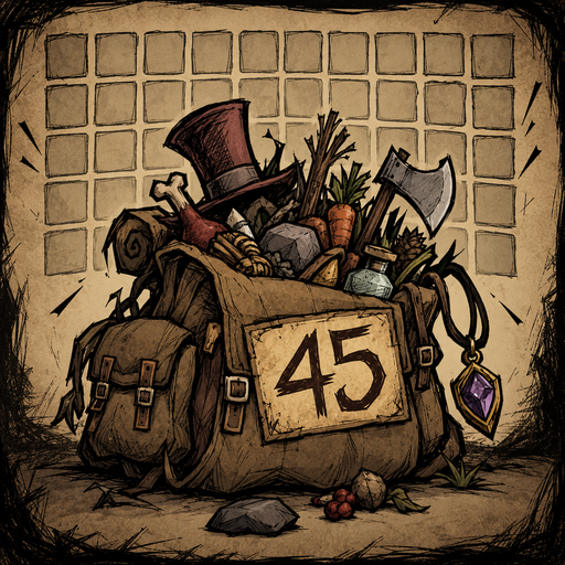 45 Inventory + Backpack & Amulet Slots