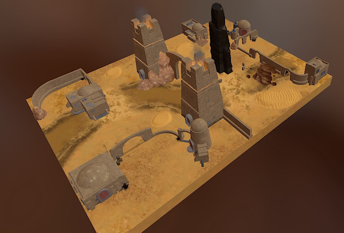 MMZ 40K 6x4 Map - "Blackstone Desert" by MothmanZack Heavily remade by Marius Evander for 9th