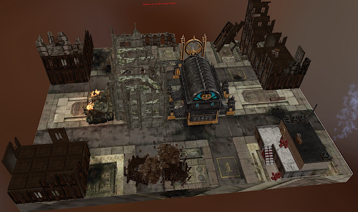 60 x 44 BCB 40k Gellerpox Urban by Scorpio Reimagined for 9th Edition by Marius Evander