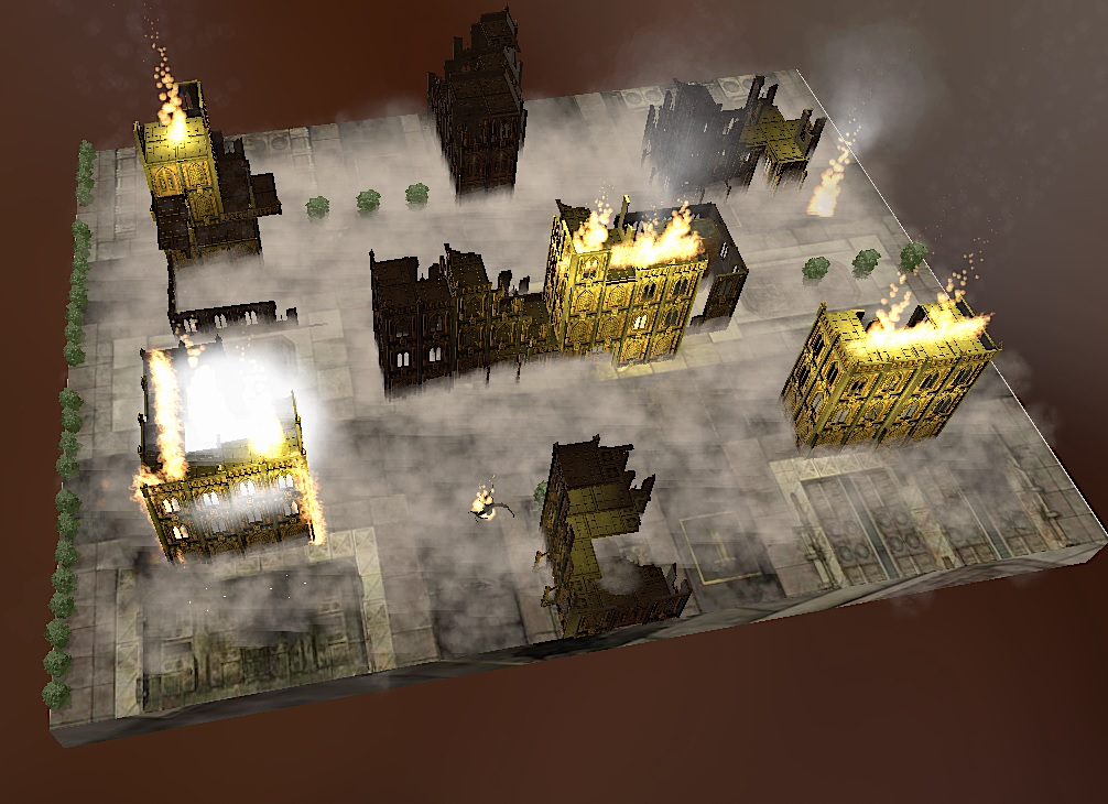 60 x 44 City Fire 40k Map by multitalented reimagined for 9th edition by Marius Evander