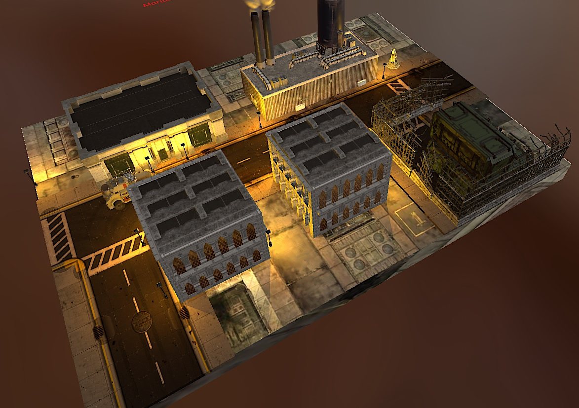 60 x 44 Industrial Map 40k by Kelewan reimagined for 9th edition by Marius Evander
