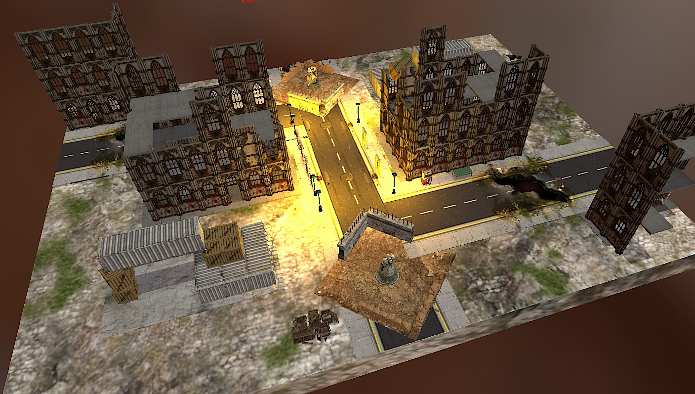 60 x 44 Evening Cathedral ITC 40k Map by panzer updated for 9th edition by Marius Evander