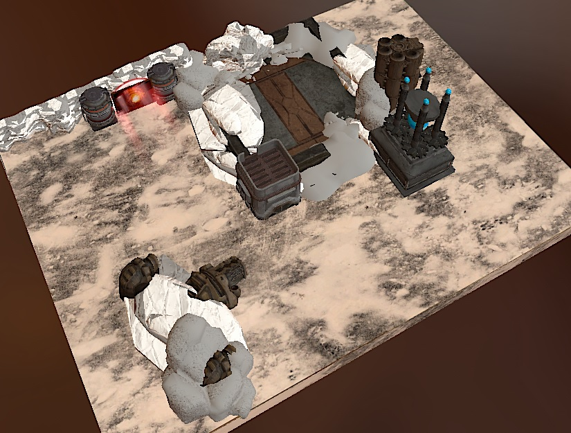 60 x 44 BCB Map W7F - Hidden Treasures 40k by Shadowtrinity updated for 9th edition by Marius Evander